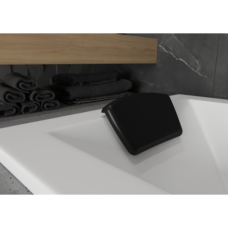 Mexen M08 bathtub headrest, black - 55008-70