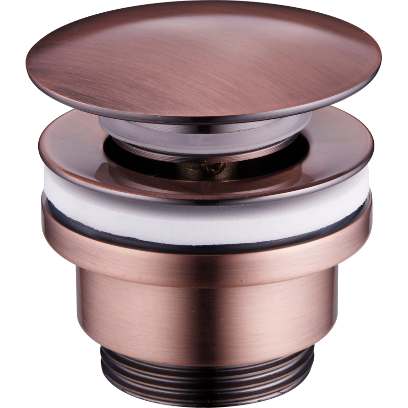 Mexen universal click-clack drain plug, antique copper - 79930-45