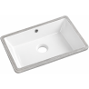 Mexen Venus under-counter sink 54 x 35 cm, white - 25415400