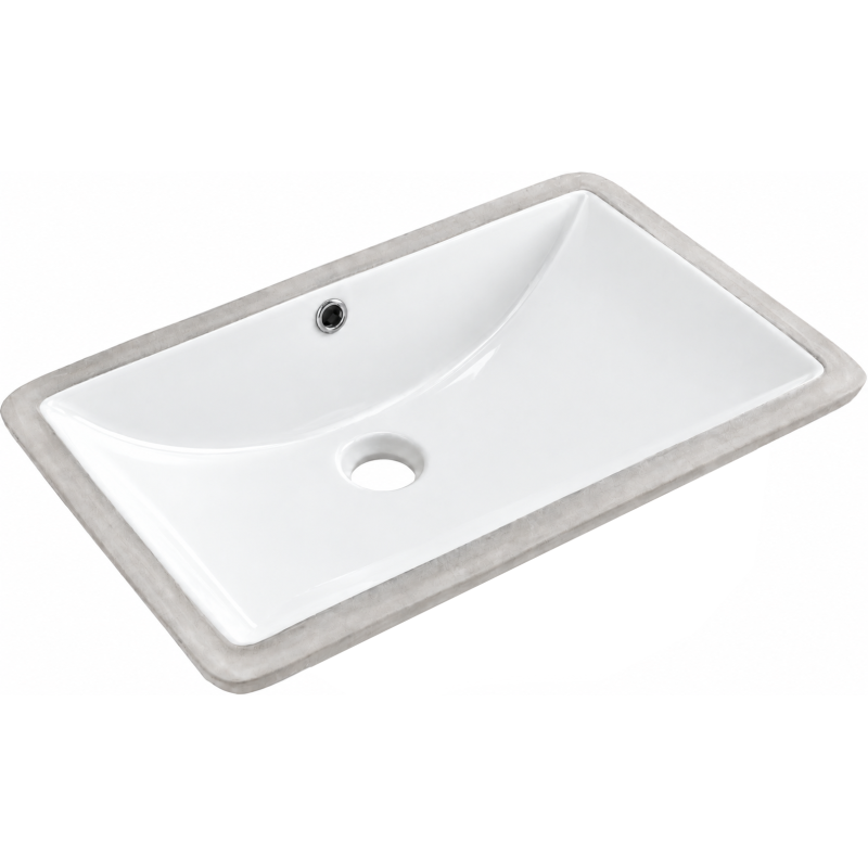Mexen Venus undercounter basin 60 x 37 cm, white - 25416000