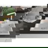 Mexen Tomas 2-compartment granite sink with a kitchen mixer tap Duero, White - 6516-20-671600-20