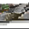 Mexen Tomas 2-compartment granite sink with a kitchen mixer tap Duero, Beige - 6516-69-671600-00