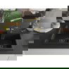 Mexen Tomas 2-compartment granite sink with a kitchen mixer tap Duero, Black - 6516-77-671600-50-B
