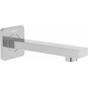 Mexen Cube wall-mounted bathtub spout, chrome - 79370-00