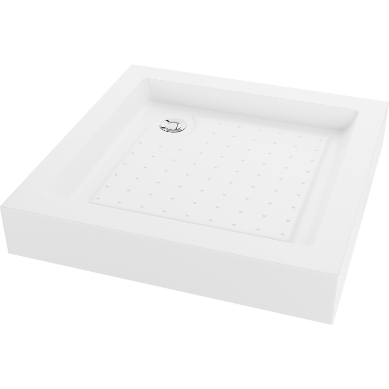 Mexen Rio square shower tray 90 x 90 cm, white - 45109090