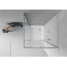 Mexen Rio square shower cabin 80 x 80 cm, transparent, chrome + tray, white - 860-080-080-01-00-4510