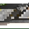 Mexen Tomas 2-compartment granite sink with a kitchen mixer tap Telma, White - 6516-20-670200-50