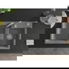 Mexen Tomas 2-compartment granite sink with a kitchen mixer tap Telma, Grey - 6516-71-670200-00