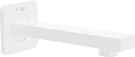 Mexen Cube bathtub wall spout, White - 79370-20
