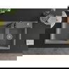 Mexen Tomas 2-compartment granite sink with a kitchen mixer tap Telma, Grey - 6516-71-670200-70
