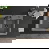 Mexen Tomas 2-compartment granite sink with a kitchen mixer tap Telma, Grey - 6516-71-670200-70-B