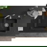 Mexen Tomas 2-compartment granite sink with a kitchen mixer tap Telma, Black/Silver metallic - 6516-73-670200-00