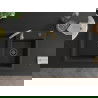 Mexen Tomas 2-compartment granite sink with a kitchen mixer tap Telma, Black/Gold metallic - 6516-75-670200-50-B