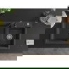 Mexen Tomas 2-compartment granite sink with a kitchen mixer tap Telma, spotted black - 6516-76-670200-70