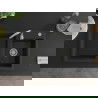 Mexen Tomas 2-compartment granite sink with a kitchen mixer tap Telma, Black - 6516-77-670200-00