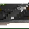 Mexen Tomas 2-compartment granite sink with a kitchen mixer tap Telma, Black - 6516-77-670200-70-B