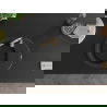 Mexen Kevin 1-compartment granite sink with a drip tray and kitchen mixer tap Telma, Black - 6517-77-670200-50-B