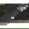 Mexen Kevin 1-compartment granite sink with a drip tray and kitchen mixer tap Telma, Black - 6517-77-670200-70