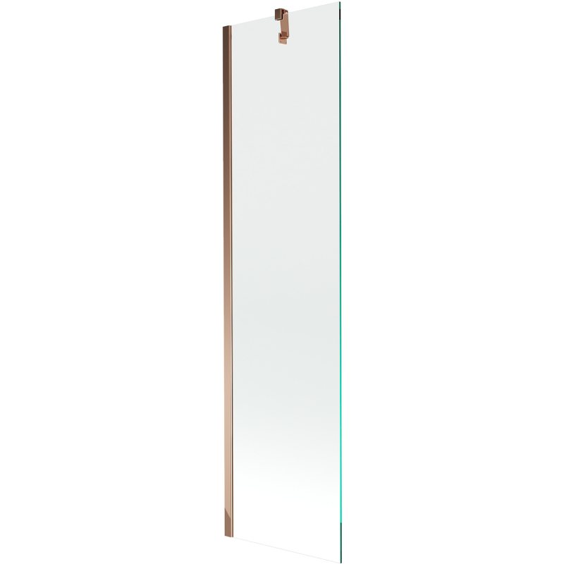 Mexen Next shower screen 1-wing 50 x 150 cm, transparent, rose gold - 895-050-000-00-00-60