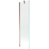 Mexen Next 1-panel bathtub screen 50 x 150 cm, transparent, rose gold - 895-050-000-00-00-60