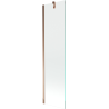 Mexen Next 1-wing bathtub screen 50 x 150 cm, transparent, Rose gold - 895-050-000-00-00-60