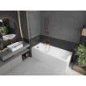 Mexen Next shower screen 1-wing 50 x 150 cm, transparent, rose gold - 895-050-000-00-00-60