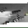 Mexen Next 1-wing bathtub screen 50 x 150 cm, transparent, Black - 895-050-000-00-00-70