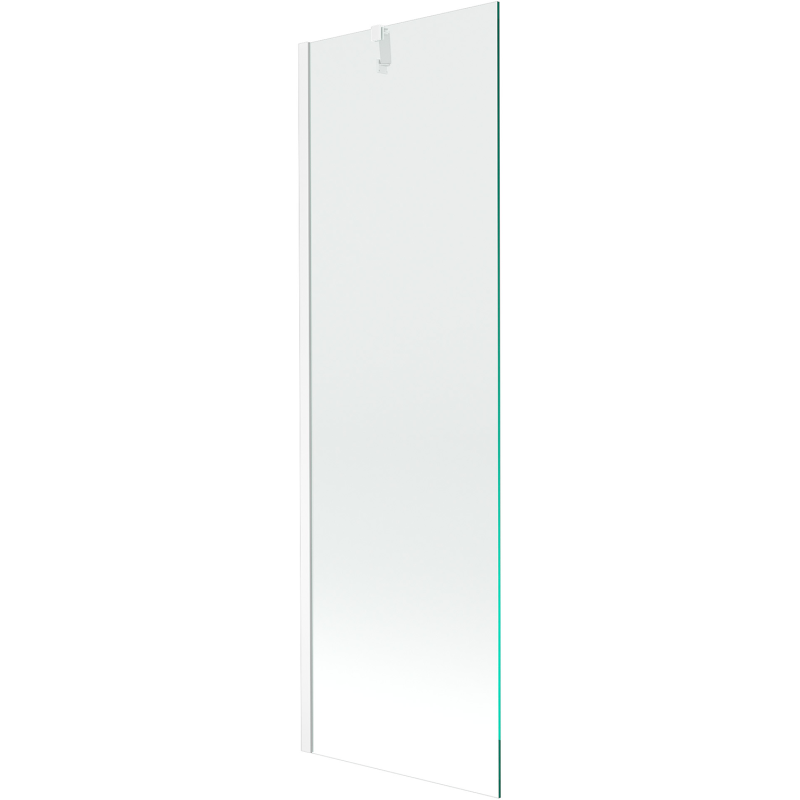 Mexen Next 1-wing bathtub screen 60 x 150 cm, transparent, White - 895-060-000-00-00-20