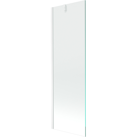 Mexen Next bath screen 1-panel 60 x 150 cm, transparent, white - 895-060-000-00-00-20