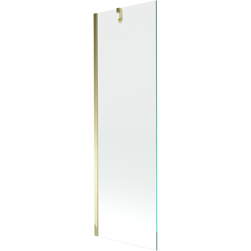 Mexen Next single-panel bath screen 60 x 150 cm, transparent, gold - 895-060-000-00-00-50