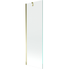 Mexen Next single-panel bath screen 60 x 150 cm, transparent, gold - 895-060-000-00-00-50