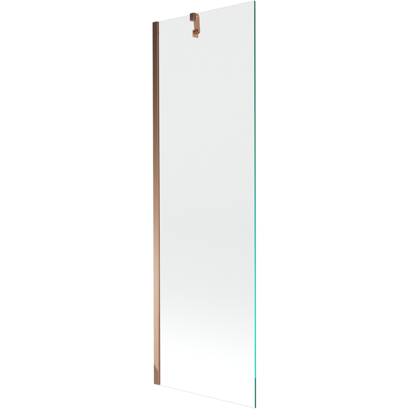 Mexen Next 1-wing bathtub screen 60 x 150 cm, transparent, Rose gold - 895-060-000-00-00-60