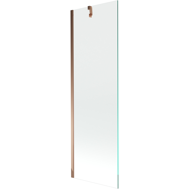 Mexen Next Single-Panel Bath Screen 60 x 150 cm, Transparent, Rose Gold - 895-060-000-00-00-60