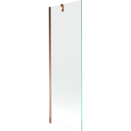 Mexen Next bathtub shield 1-wing 60 x 150 cm, transparent, pink gold - 895-060-000-00-00-60