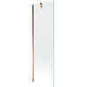 Mexen Next 1-wing bathtub screen 60 x 150 cm, transparent, pink gold - 895-060-000-00-00-60
