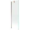 Mexen Next bathtub shield 1-wing 60 x 150 cm, transparent, pink gold - 895-060-000-00-00-60