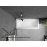 Mexen Next 1-panel bathtub screen 70 x 150 cm, transparent, chrome - 895-070-000-00-00-01