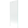 Mexen Next 1-panel bathtub screen 70 x 150 cm, transparent, white - 895-070-000-00-00-20