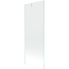 Mexen Next one-panel bathtub screen 70 x 150 cm, transparent, white - 895-070-000-00-00-20