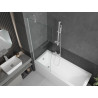 Mexen Next 1-panel bathtub screen 70 x 150 cm, transparent, white - 895-070-000-00-00-20
