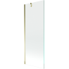Mexen Next 1-panel bathtub screen 70 x 150 cm, transparent, gold - 895-070-000-00-00-50