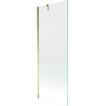 Mexen Next bathtub screen 1-wing 70 x 150 cm, transparent, gold - 895-070-000-00-00-50