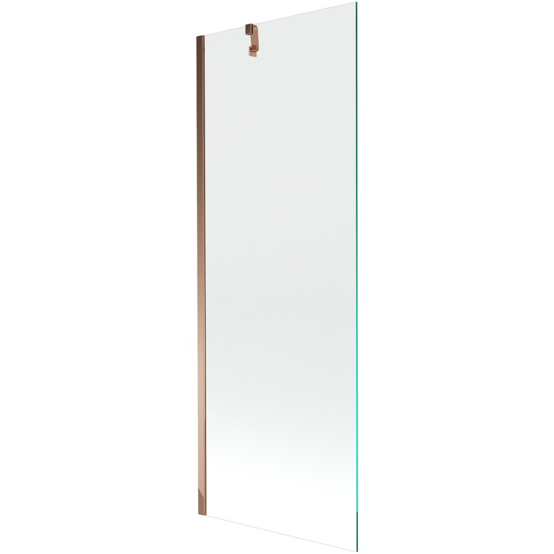 Mexen Next 1-panel bath screen 70 x 150 cm, transparent, rose gold - 895-070-000-00-00-60
