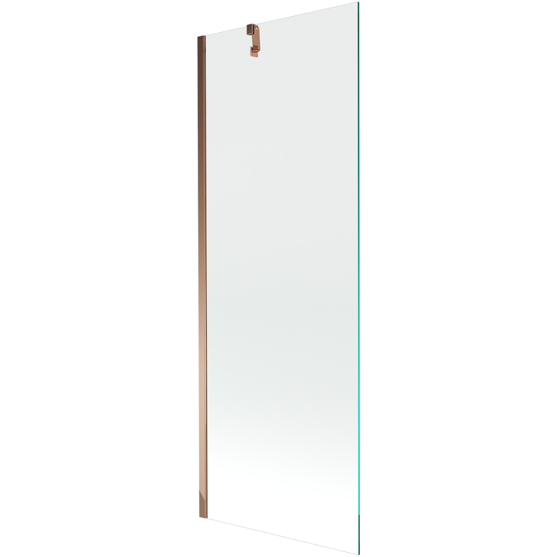 Mexen Next 1-wing bathtub screen 70 x 150 cm, transparent, Rose gold - 895-070-000-00-00-60