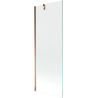 Mexen Next 1-wing bathtub screen 70 x 150 cm, transparent, Rose gold - 895-070-000-00-00-60