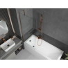 Mexen Next 1-panel bath screen 70 x 150 cm, transparent, rose gold - 895-070-000-00-00-60