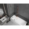 Mexen Next 1-panel shower screen 70 x 150 cm, transparent, rose gold - 895-070-000-00-00-60