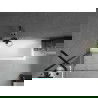 Mexen Next 1-wing bathtub screen 70 x 150 cm, transparent, Black - 895-070-000-00-00-70
