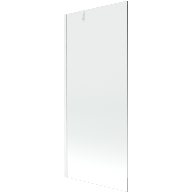 Mexen Next 1-wing bathtub screen 80 x 150 cm, transparent, White - 895-080-000-00-00-20