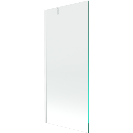 Mexen Next 1-wing bathtub screen 80 x 150 cm, transparent, White - 895-080-000-00-00-20